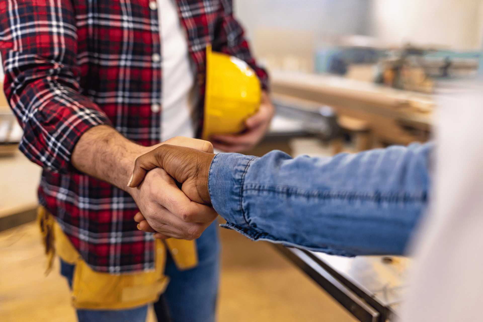 two people shaking hands